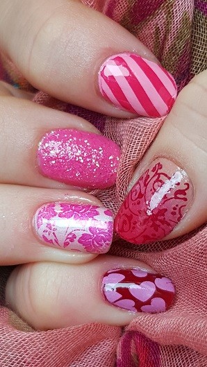 Vernis Stamping Rose Baby -
