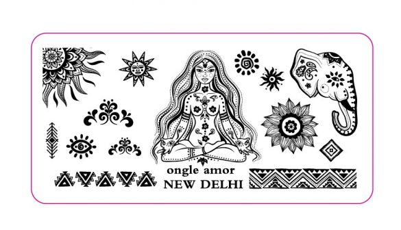 Plaque New Delhi ONGLE AMOR